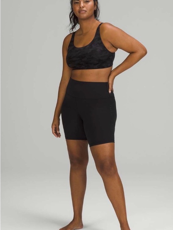 lululemon athletica Pants - lululemon athletica Align Black High-Waist Bike Shorts/ Graphic 8”